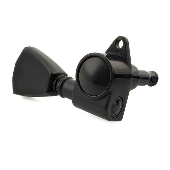 Musiclily Pro R18K Single 18:1 Ratio Full Sealed Machine Head Bass Side Tuner Tuning Peg Key with Keystone Button for Acoustic Electric Guitar