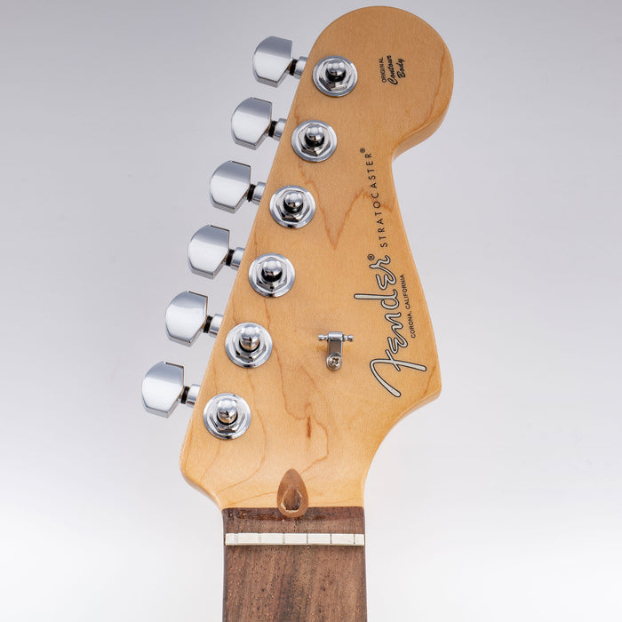 Musiclily Pro R18K-20 Single 18:1 Ratio 2-Pin Full Sealed Guitar Tuner Bass Side 22mm Post Machine Head Tuning Peg Key with Hex Button for Fender Strat Tele Style Electric Guitar