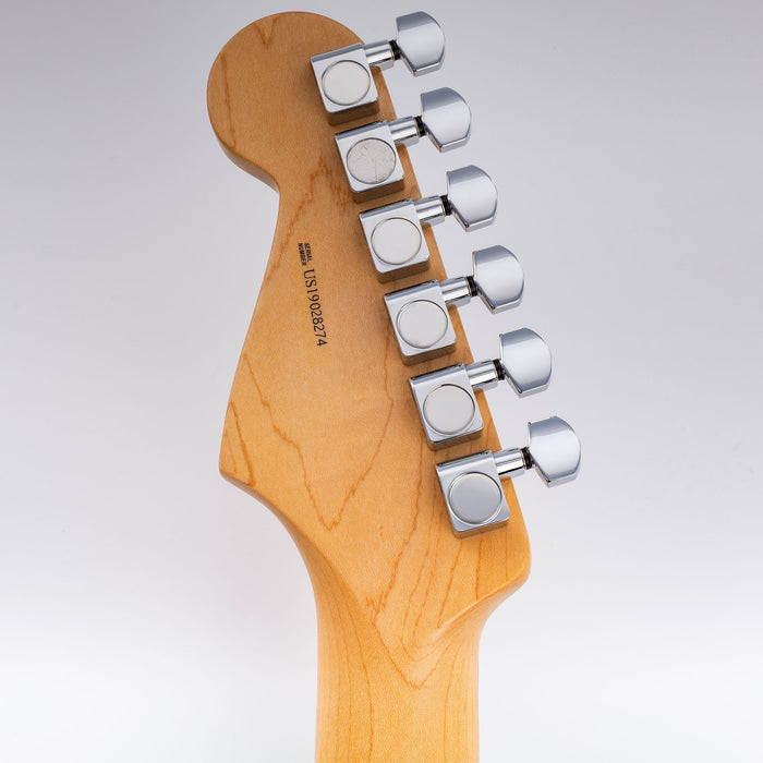 Musiclily Pro R18K-20 Single 18:1 Ratio 2-Pin Full Sealed Guitar Tuner Bass Side 22mm Post Machine Head Tuning Peg Key with Hex Button for Fender Strat Tele Style Electric Guitar