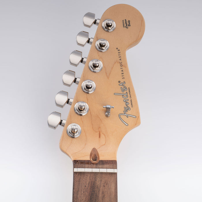 Musiclily Pro R18K-20 Single 18:1 Ratio 2-Pin Full Sealed Guitar Tuner Bass Side 22mm Post Machine Head Tuning Peg Key with Hex Button for Fender Strat Tele Style Electric Guitar