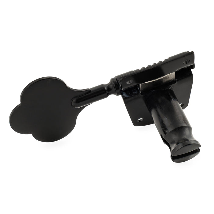 Musiclily Pro R21K 4-in-line 21:1 Ratio Open Gear Machine Heads Tuners Tuning Pegs Keys with Clover Button for Mexican MIM Fender PB JB Style Electric Bass