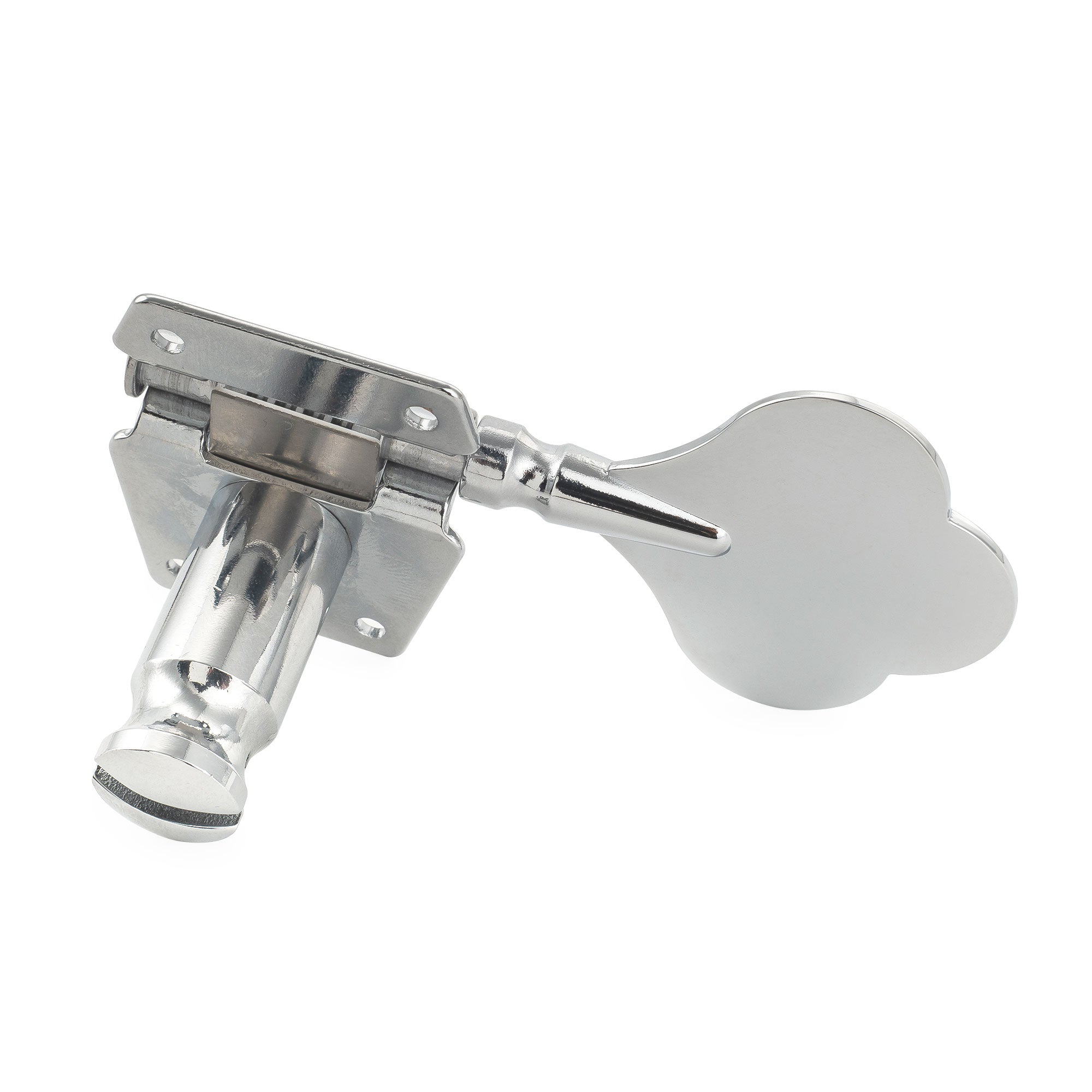 Musiclily Pro R21K afinadores para bajo eléctrico estilo Squier PB JB, para zurdos, en línea, relación 21:1, con botón de trébol
