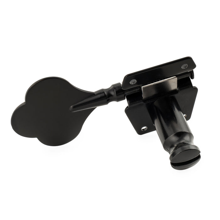 Musiclily Pro R21K 4-in-line 21:1 Ratio Open Gear Machine Heads Tuners Tuning Pegs Keys with Clover Button for Squier PB JB Style Electric Bass