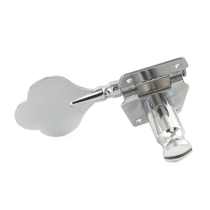 Musiclily Pro R21K Single 21:1 Ratio Open Gear Machine Head Bass Side Tuner Tuning Peg Key with Clover Button for Squier PB JB Style Electric Bass