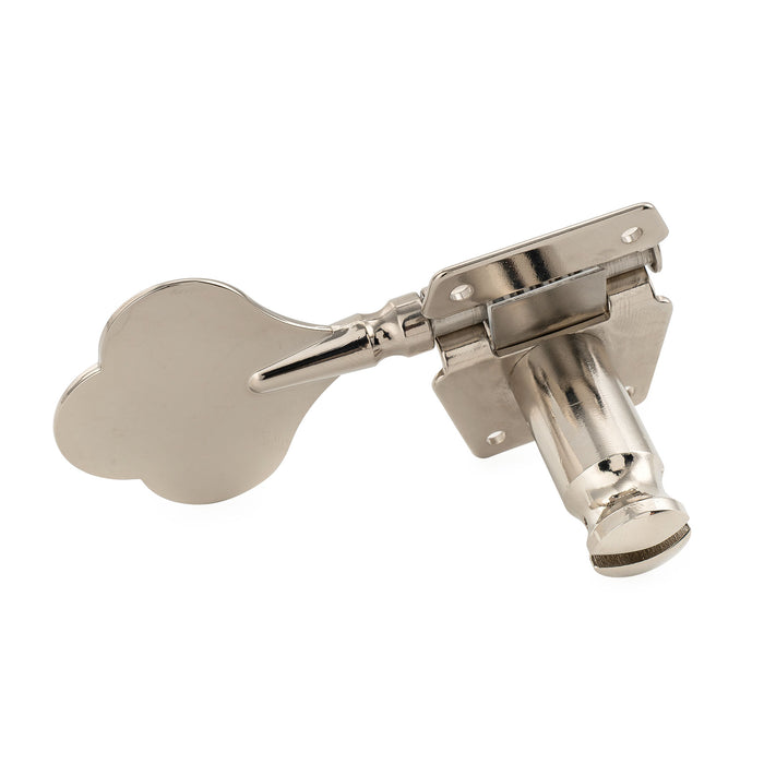 Musiclily Pro R21K Single 21:1 Ratio Open Gear Machine Head Bass Side Tuner Tuning Peg Key with Clover Button for Squier PB JB Style Electric Bass