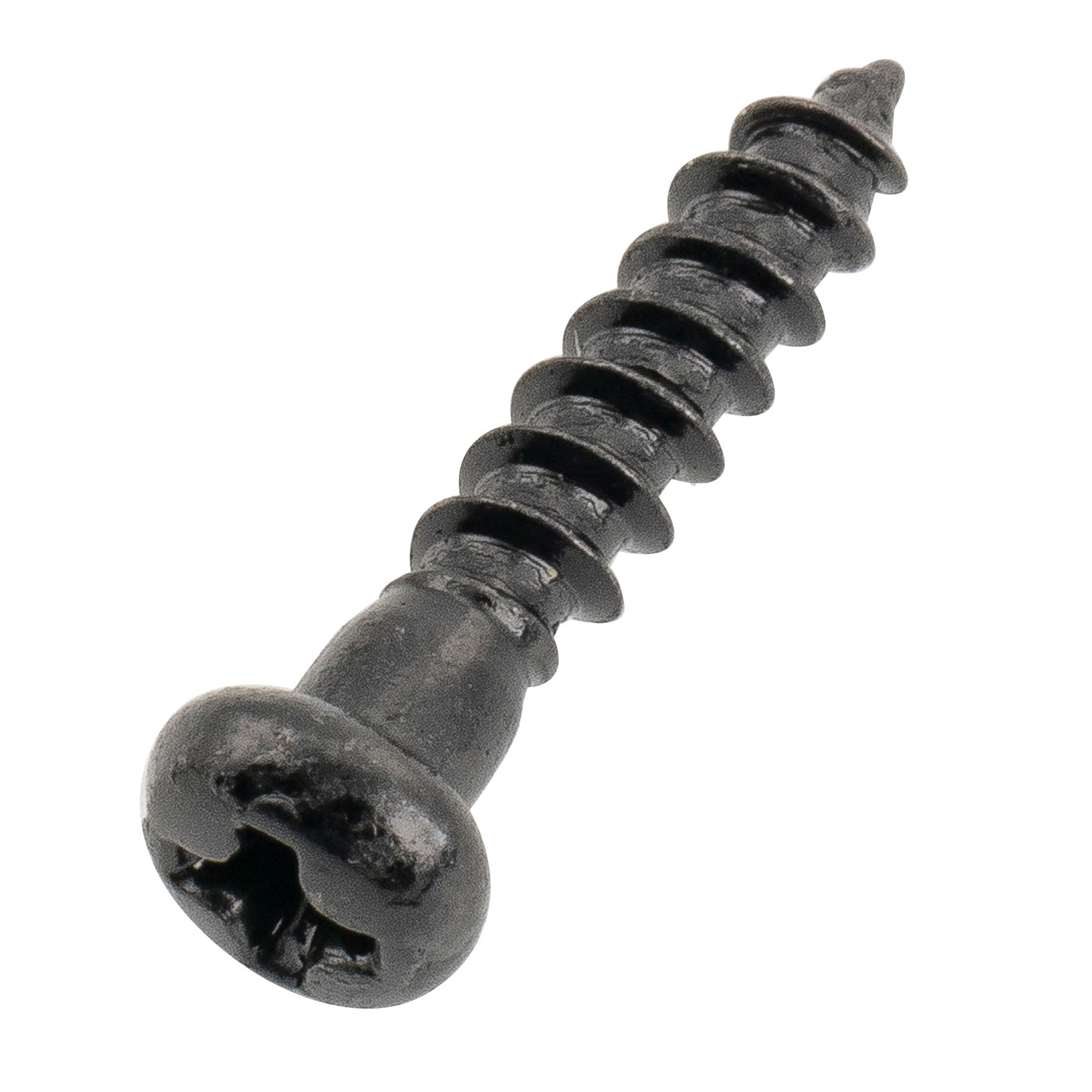 Musiclily Tornillos de montaje de acero inoxidable de cabeza pan de 2.2x10mm para afinadores de guitarra acústica eléctrica y bajo, conjunto de 20