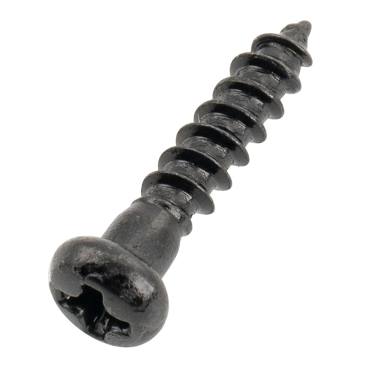 Musiclily Tornillos de montaje de acero inoxidable de cabeza pan de 2.2x10mm para afinadores de guitarra acústica eléctrica y bajo, conjunto de 20