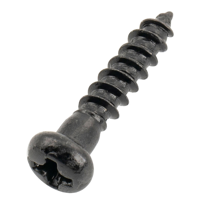 Musiclily Tornillos de montaje de acero inoxidable de cabeza pan de 2.2x10mm para afinadores de guitarra acústica eléctrica y bajo, conjunto de 20