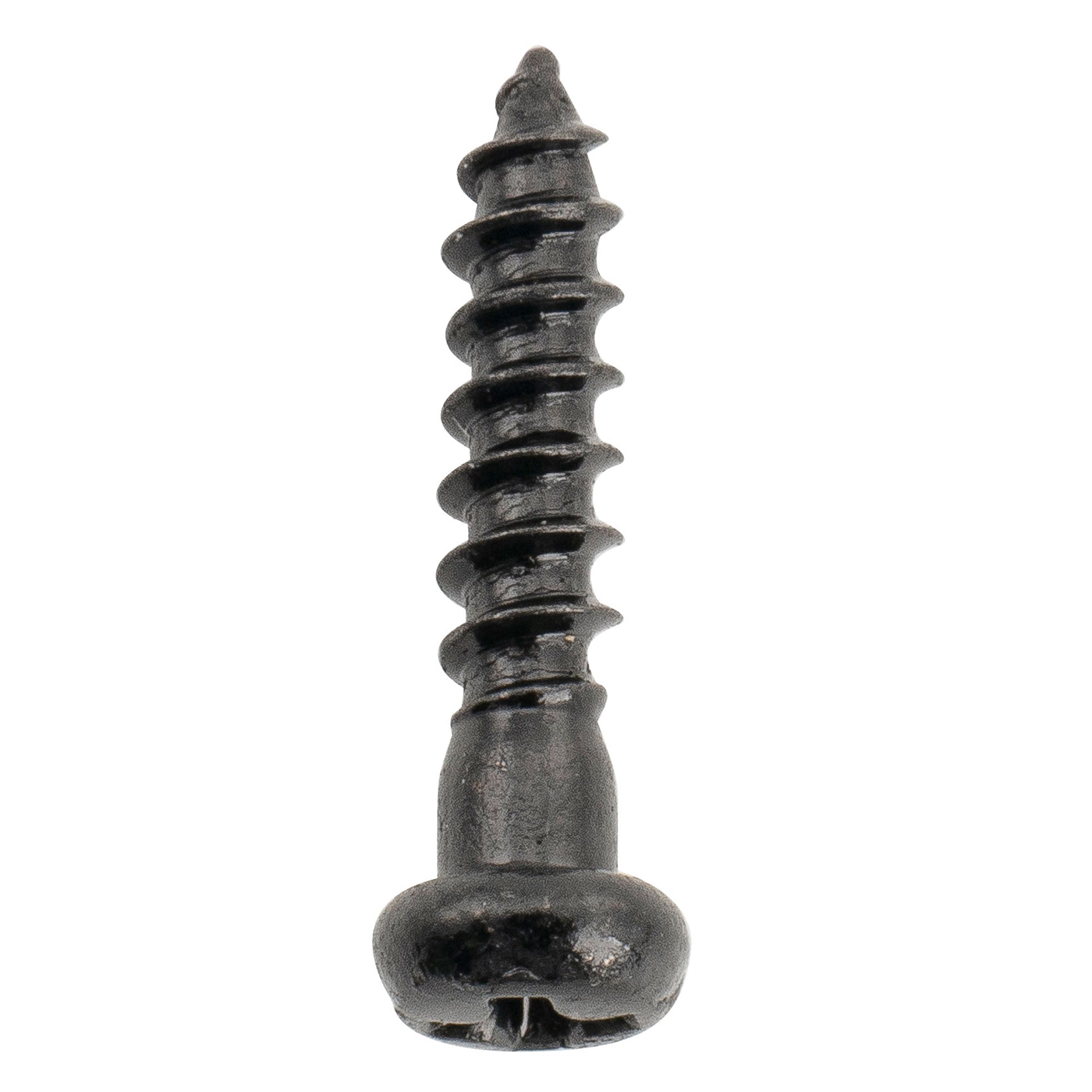 Musiclily Tornillos de montaje de acero inoxidable de cabeza pan de 2.2x10mm para afinadores de guitarra acústica eléctrica y bajo, conjunto de 20