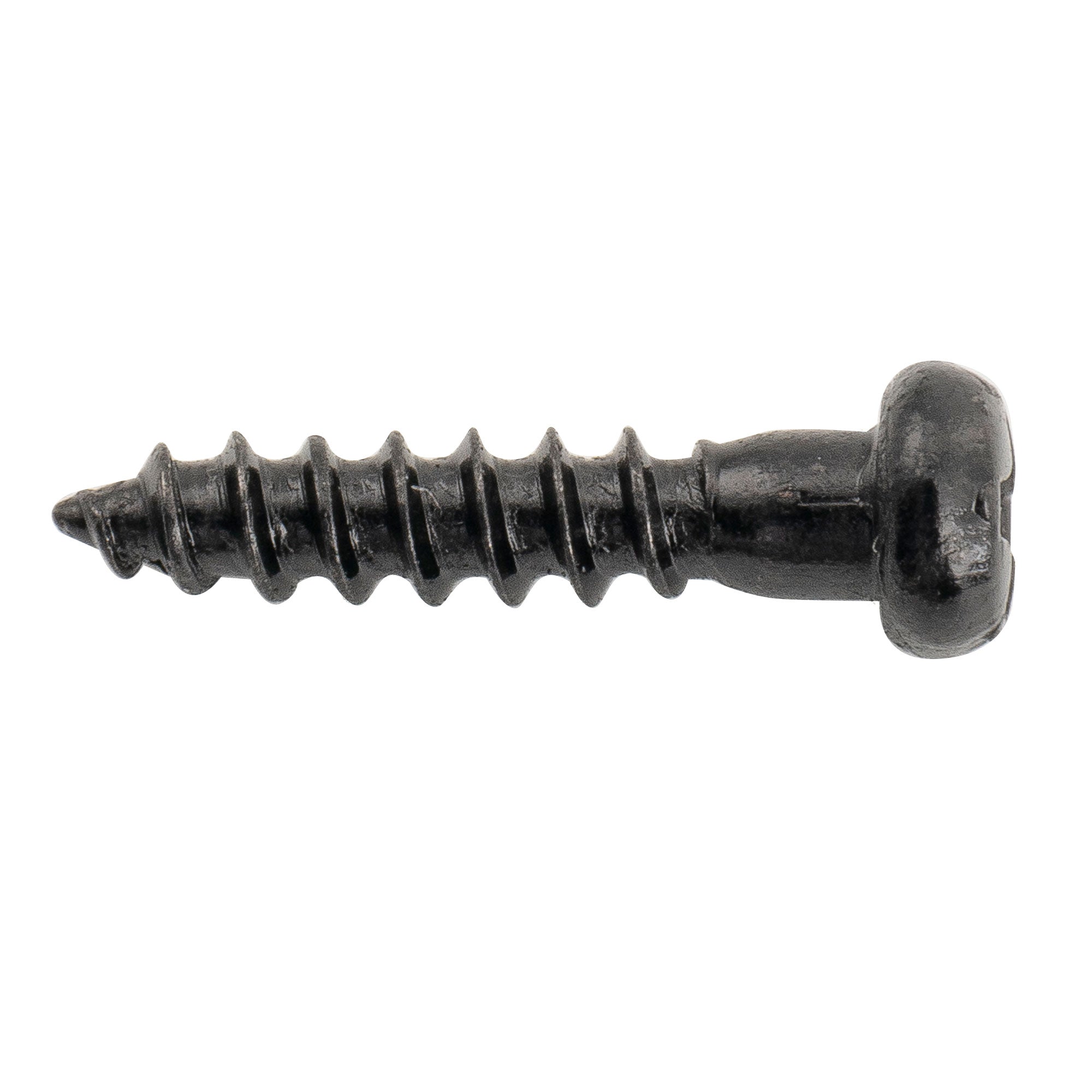 Musiclily Tornillos de montaje de acero inoxidable de cabeza pan de 2.2x10mm para afinadores de guitarra acústica eléctrica y bajo, conjunto de 20