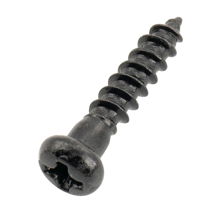 Musiclily Tornillos de montaje de acero inoxidable de cabeza pan de 2.2x10mm para afinadores de guitarra acústica eléctrica y bajo