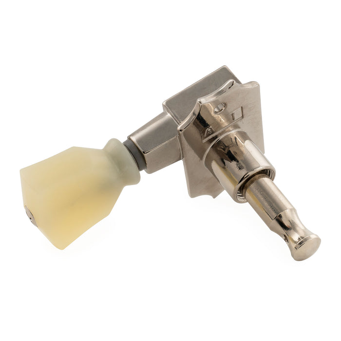 Clavijas de afinación Kluson 3R3L con relación de engranaje 19:1, serie Revolution, montaje en G, afinadores, clavijas de afinación, llaves con botón de piedra para guitarra eléctrica
