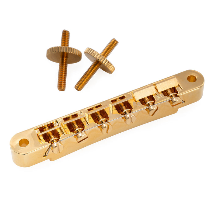 Kluson USA 52mm de substituição com fio ABR-1 Tune-O-Matic com selas de latão para guitarra elétrica estilo Gibson LP SG