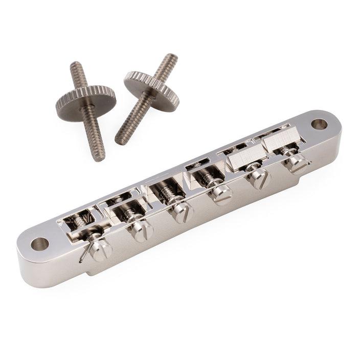 Kluson USA 52mm de substituição com fio ABR-1 Tune-O-Matic com selas de latão para guitarra elétrica estilo Gibson LP SG