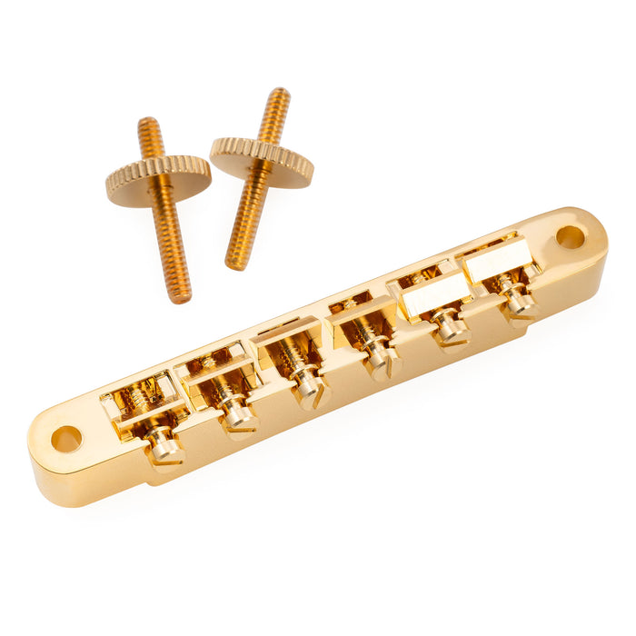 Kluson USA 52mm Pont de remplacement non câblé ABR-1 Tune-O-Matic avec selles en laiton pour guitare électrique de style Gibson LP SG