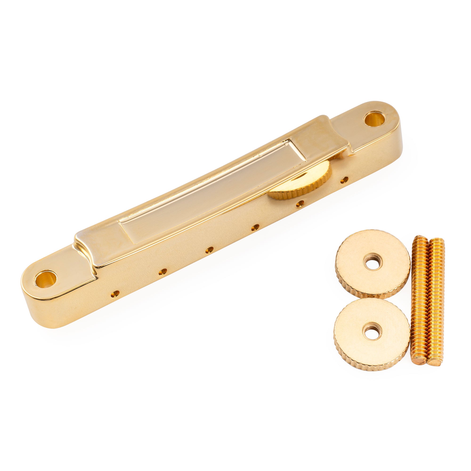 Kluson USA 52mm Replacement Non-Wired ABR-1 Tune-O-Matic Bridge with Brass Saddles for Gibson LP SG Style Electric Guitar