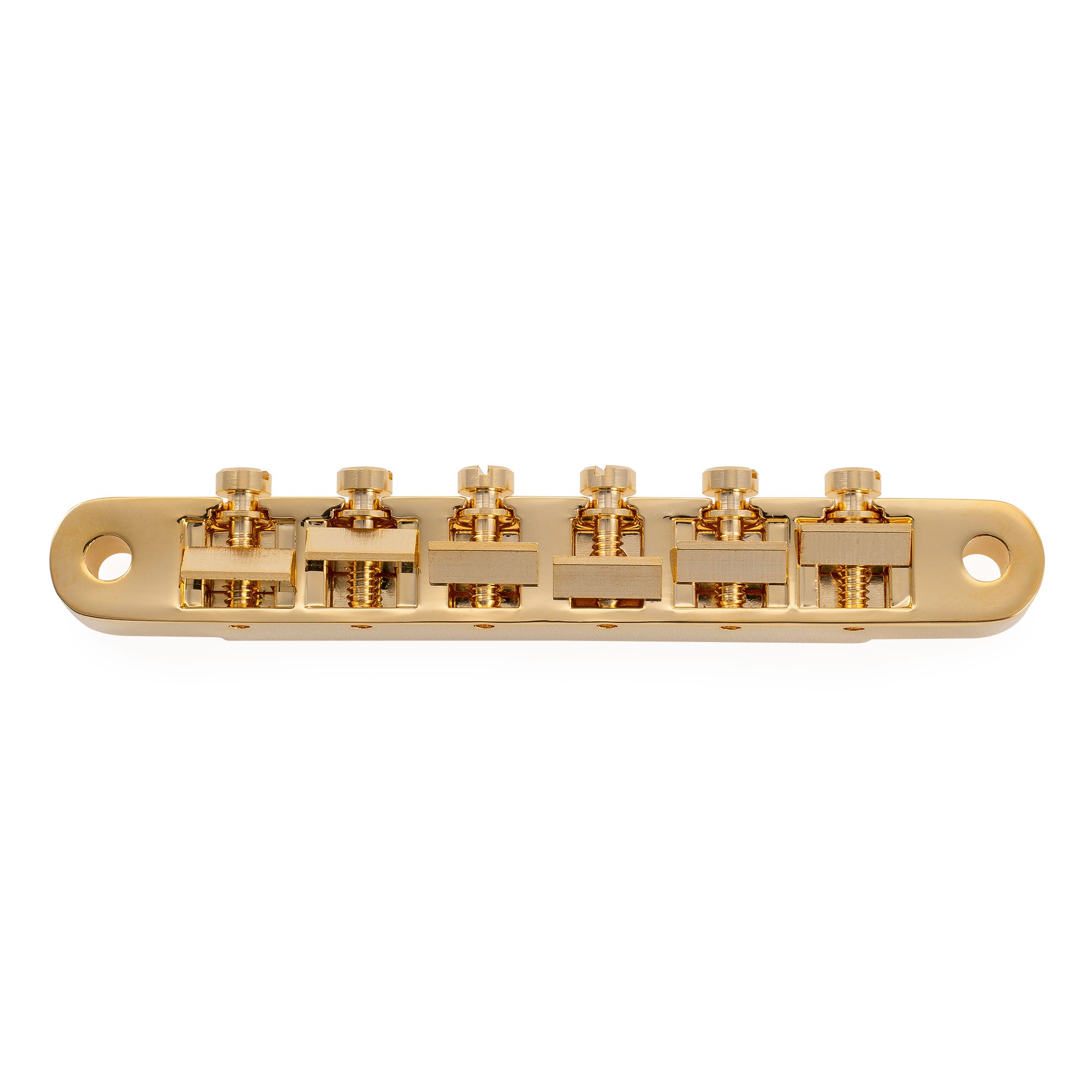 Kluson USA 52mm Replacement Non-Wired ABR-1 Tune-O-Matic Bridge with Brass Saddles for Gibson LP SG Style Electric Guitar