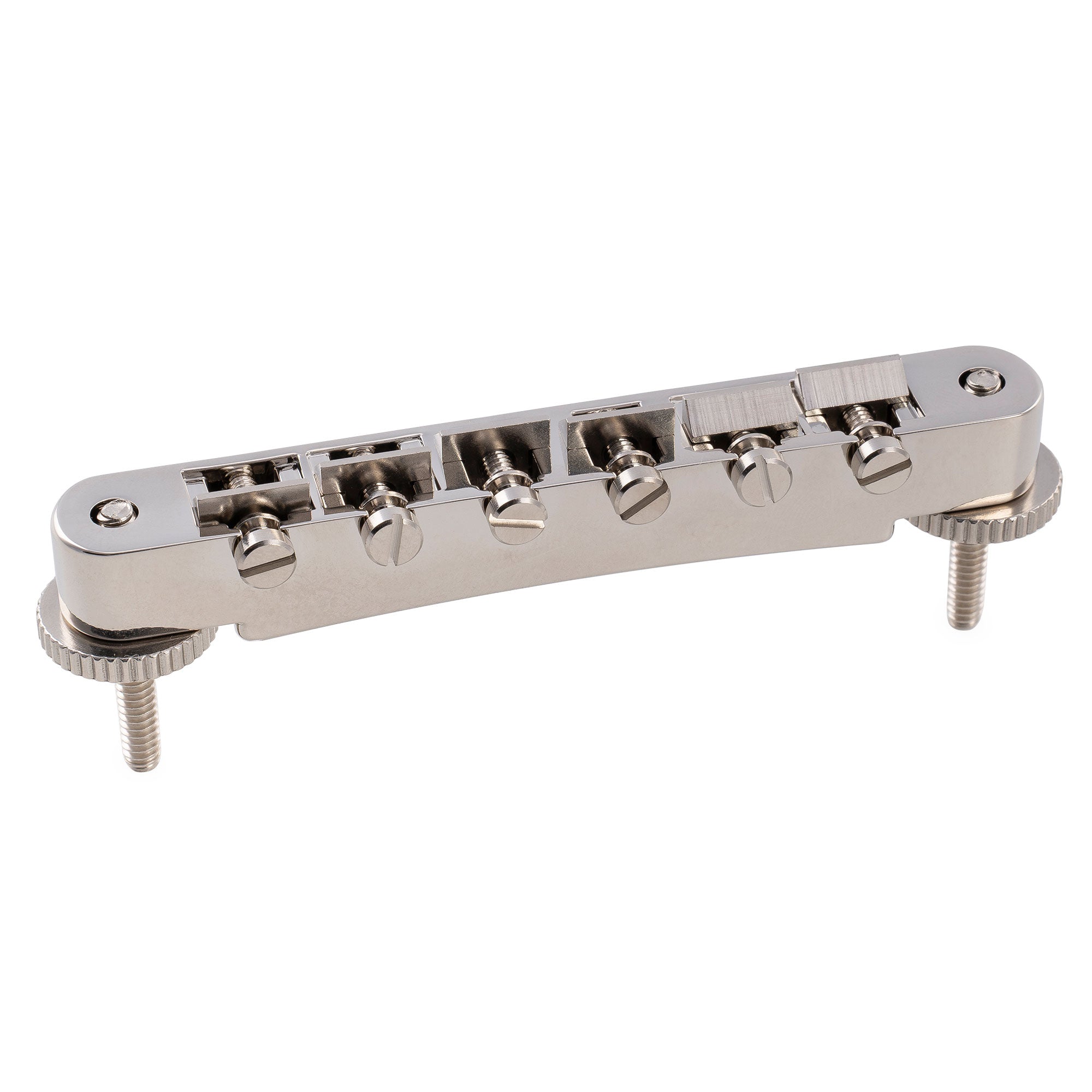 Kluson USA 52mm Replacement Non-Wired ABR-1 Tune-O-Matic Bridge with Brass Saddles for Gibson LP SG Style Electric Guitar