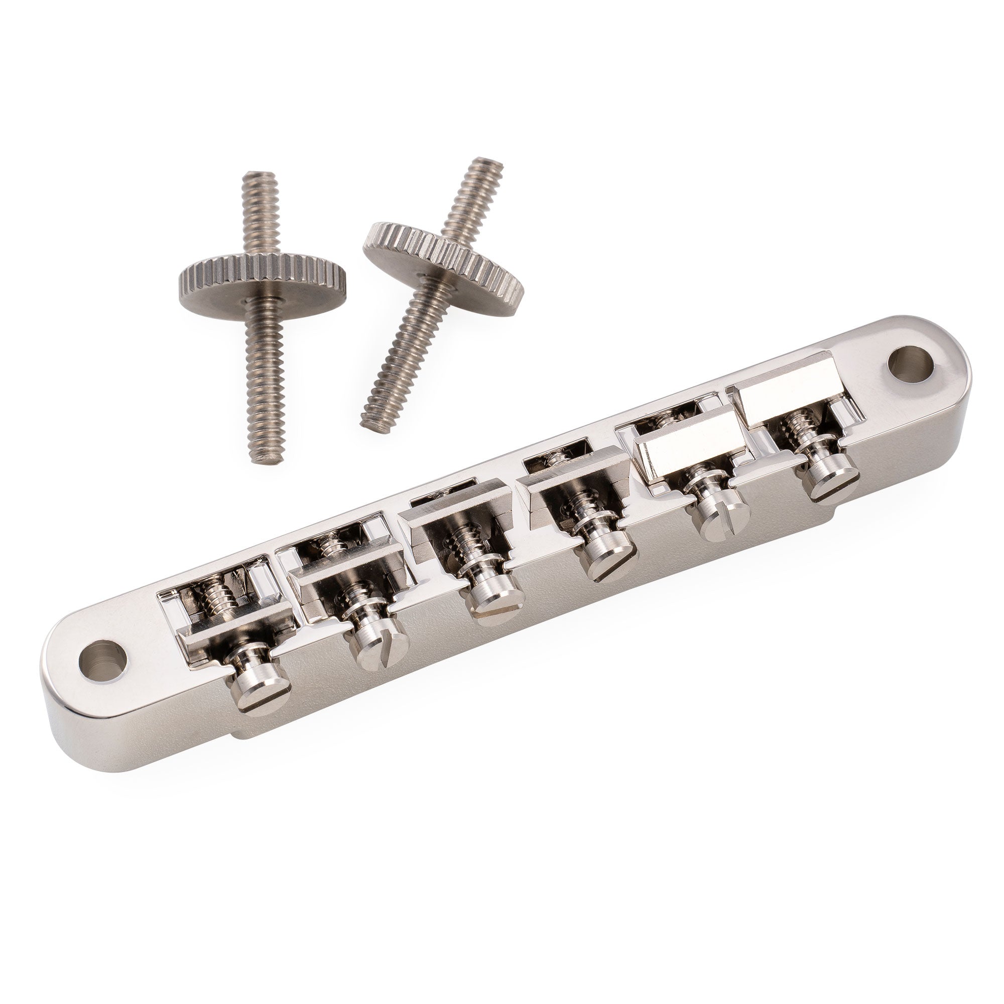 Kluson USA 52mm Replacement Non-Wired ABR-1 Tune-O-Matic Bridge with Brass Saddles for Gibson LP SG Style Electric Guitar