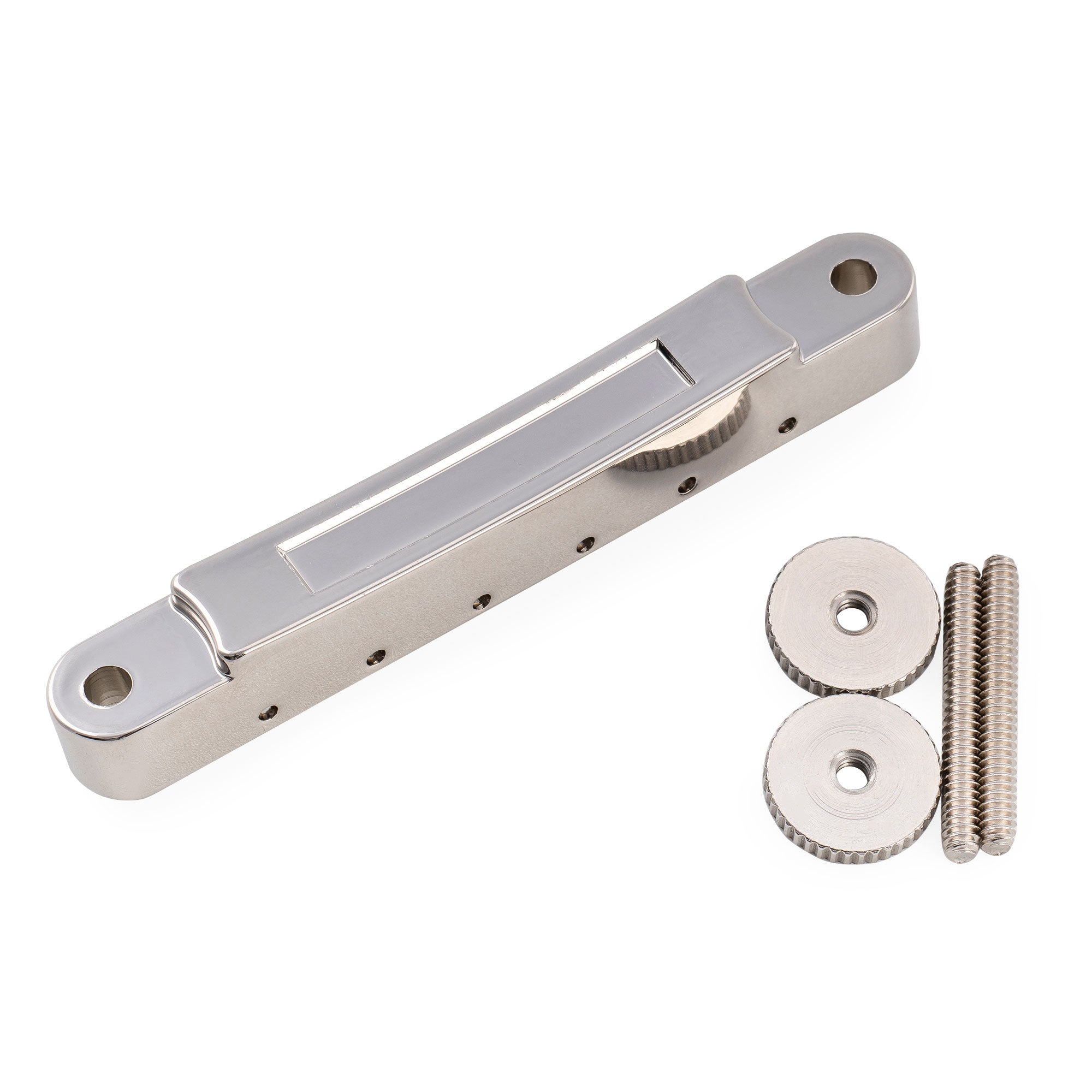 Kluson USA 52mm Replacement Non-Wired ABR-1 Tune-O-Matic Bridge with Brass Saddles for Gibson LP SG Style Electric Guitar