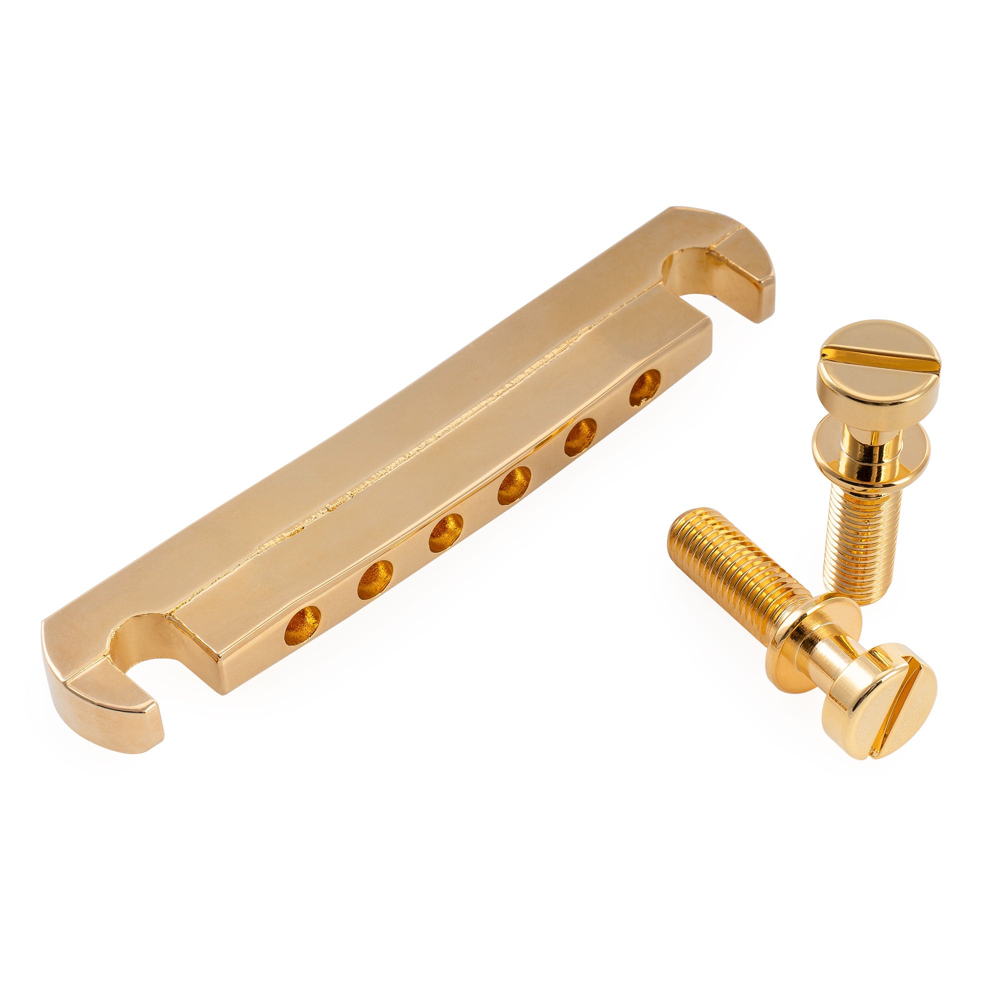 Kluson USA 52mm Zinc Stop Tailpiece with Steel Studs for Gibson LP SG Style Electric Guitar