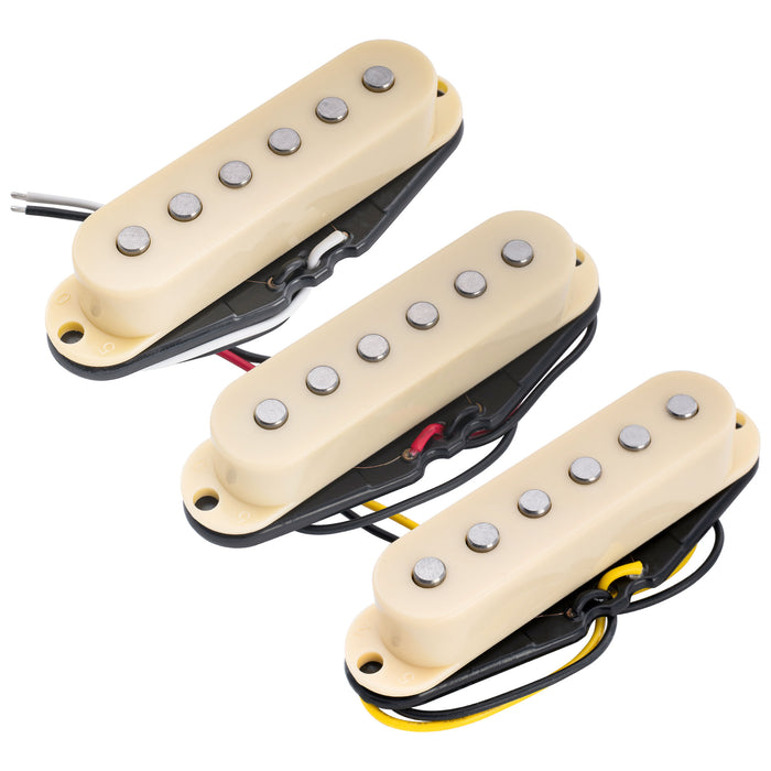Musiclily Basic Alnico 5 シングルコイル ネック/ミドル/ブリッジ ピックアップセット 6K/6K/6.2K ストラトタイプ・エレクトリックギター用