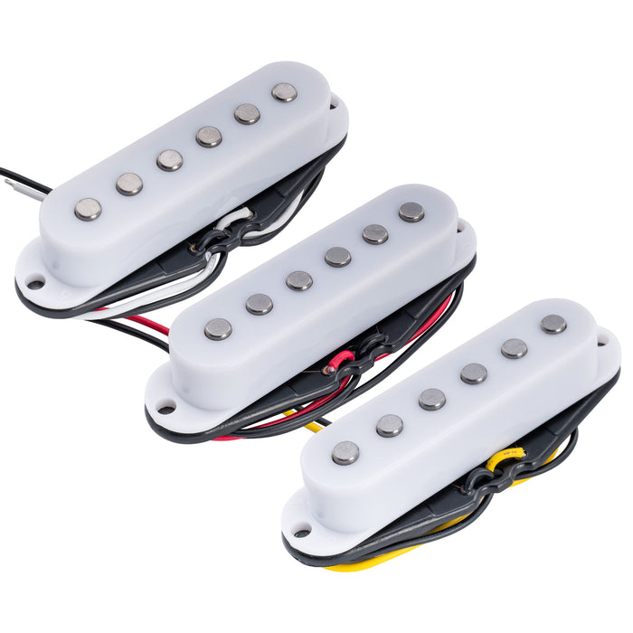 Musiclily Basic Alnico 5 シングルコイル ネック/ミドル/ブリッジ ピックアップセット 6K/6K/6.2K ストラトタイプ・エレクトリックギター用