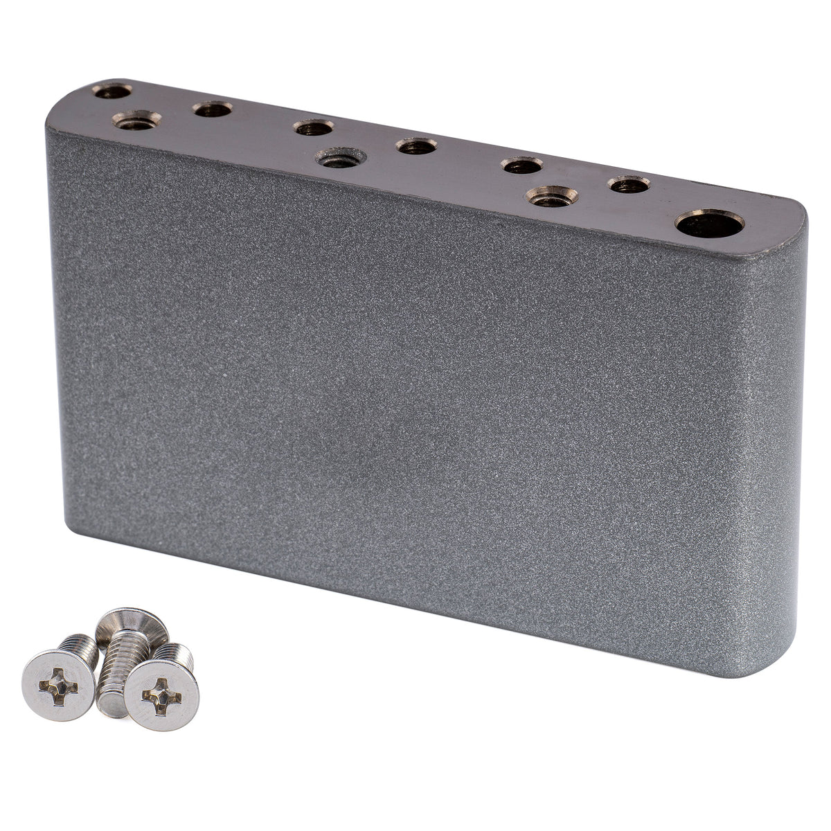 Musiclily Ultra 52,5 mm (2-1/16 pouce) bloc de vibrato en acier massif pour guitare électrique de style Strat Fender Player à 2 points (MIM Mexique), 42 mm de haut