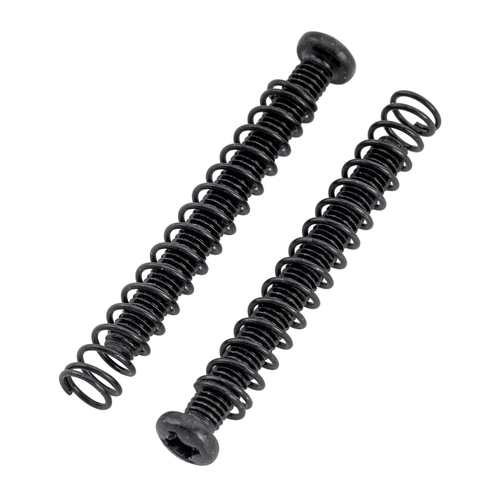 Musiclily Pro jeu de vis et ressorts d'intonation de pontet en acier métrique M3X30mm pour chevalet de guitare électrique et basse importée, lot de 6