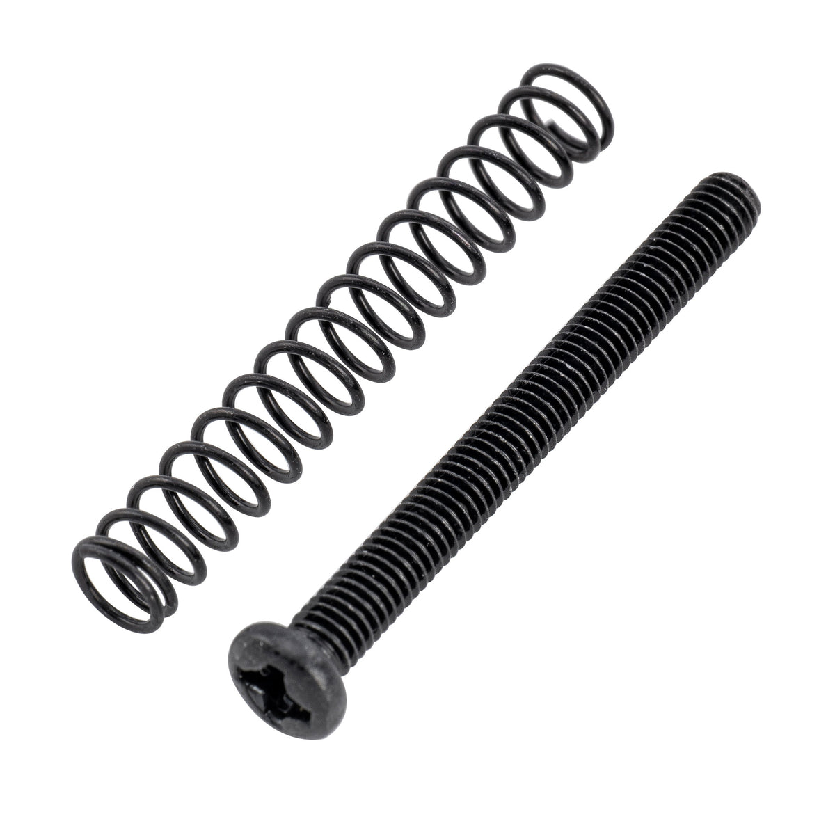 Musiclily Pro jeu de vis et ressorts d'intonation de pontet en acier métrique M3X30mm pour chevalet de guitare électrique et basse importée, lot de 6
