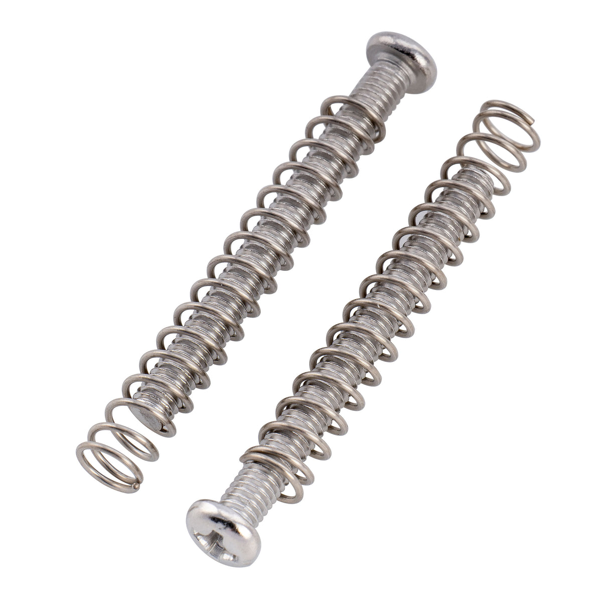 Musiclily Pro jeu de vis et ressorts d'intonation de pontet en acier métrique M3X30mm pour chevalet de guitare électrique et basse importée, lot de 6