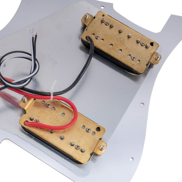 Musiclily Basic ST-HH Pre-wired Loaded Pickguard with Ceramic Pickups for Strat Style Electric Guitar