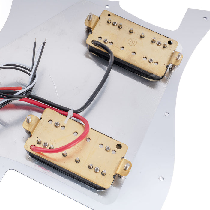 Musiclily Basic ST-HH Pre-wired Loaded Pickguard with Ceramic Pickups for Strat Style Electric Guitar