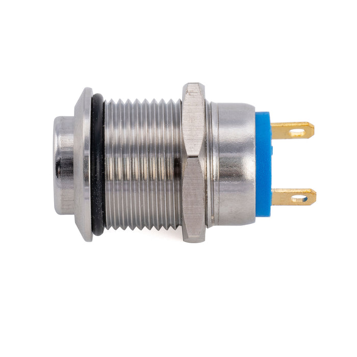Musiclily Pro Stainless Steel 12mm 1/2 inch Momentary Push Button Kill Switch for Electric Guitar Bass