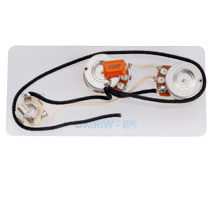Kit de câblage précâblé Musiclily Pro-SE pour basse électrique, mise à niveau pour style PB avec potentiomètres 2A