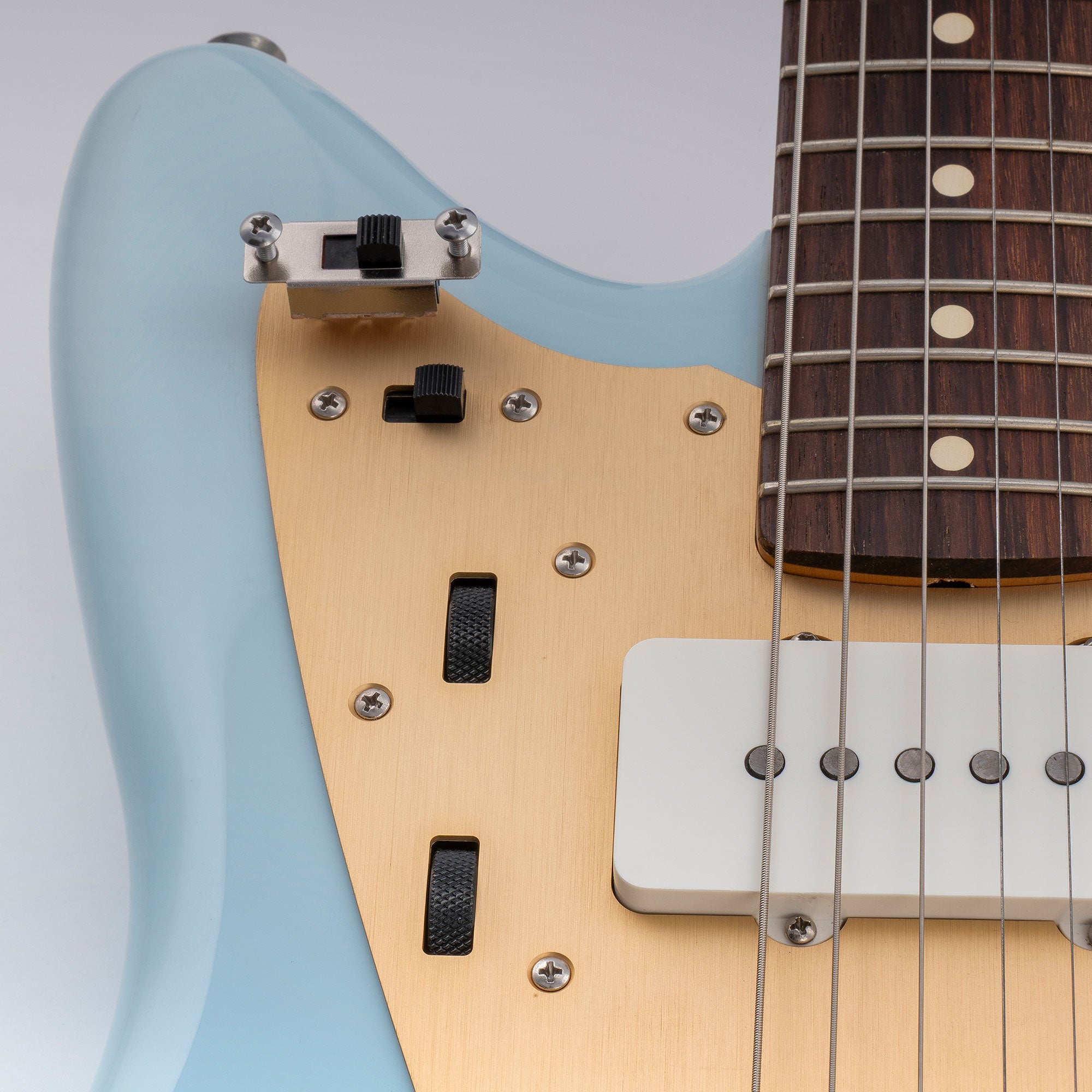 Interrupteur à glissière Musiclily Pro 2 positions pour guitare électrique style Jazzmaster ou Jaguar
