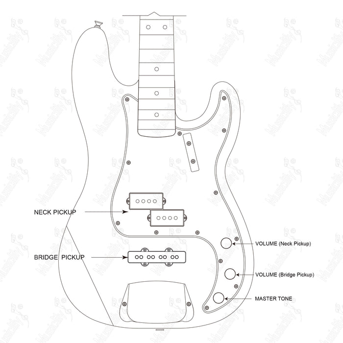 Standard PJB Import Style With Artec Pickup Wiring Diagram