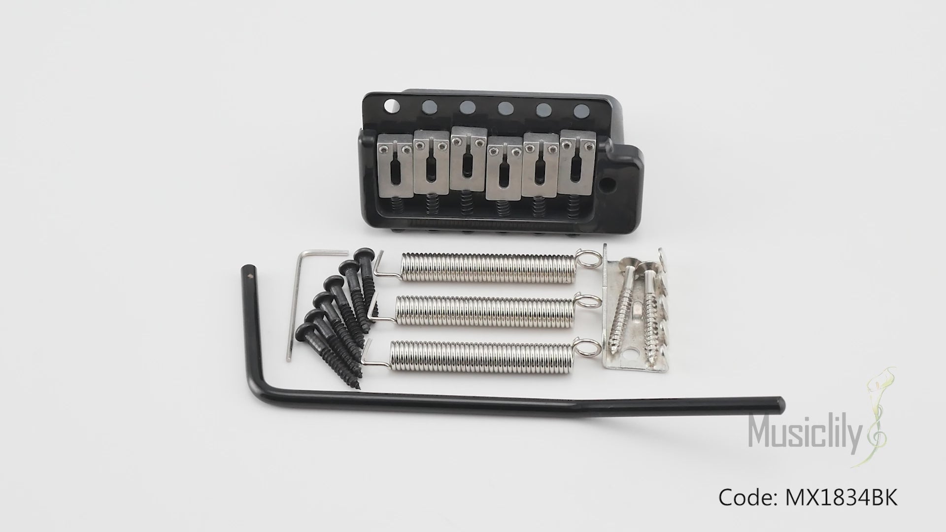 Wilkinson WVPC - SB 54 mm (2 - 1/8 Zoll) Edelstahlsättel 6 - Loch Gitarren - Tremolo - Brücke mit vollständiger Massivstahl - Block für Import - Strat - und Japan - Strat - Stil Elektrogitarren