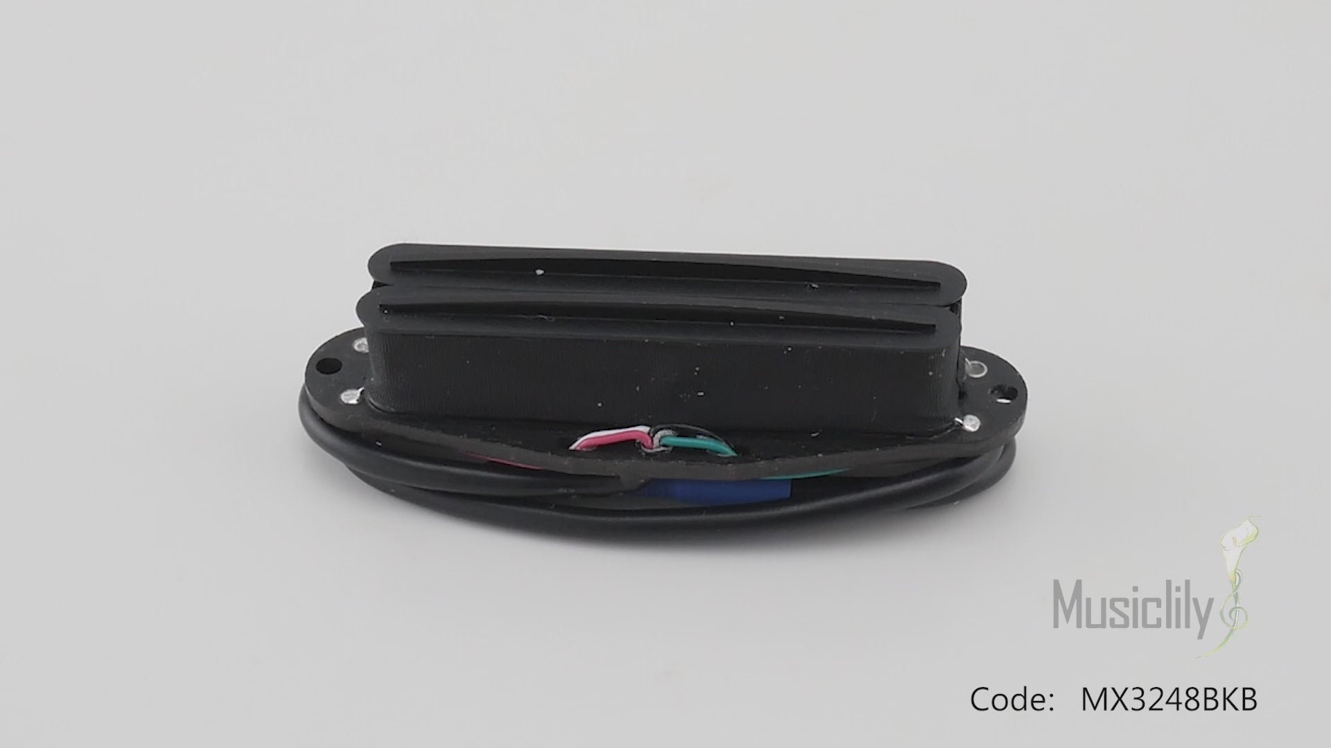 Musiclily Pro ST-DPMA Alnico 5 Rail Blade Humbucker-Tonabnehmer im Single Coil Format, 9,8K für E-Gitarre im Strat-Style