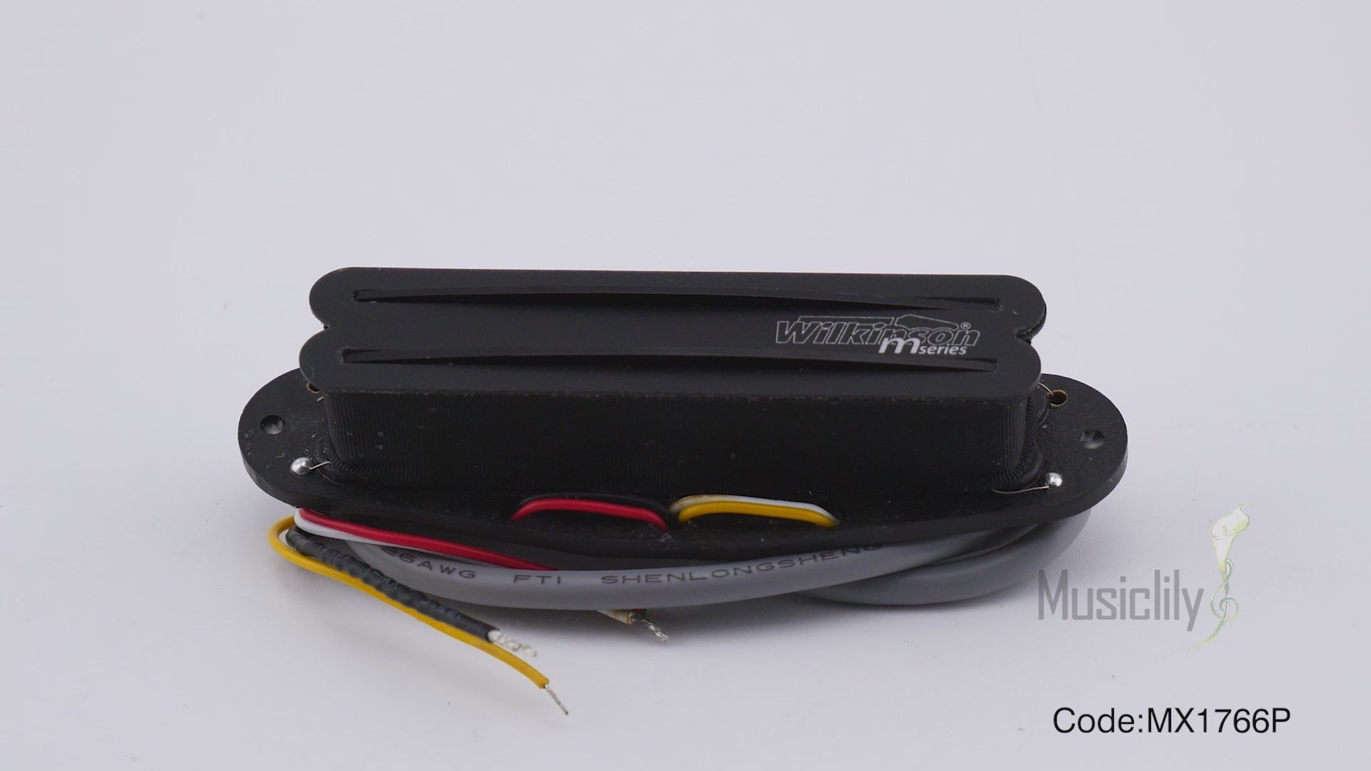 Wilkinson M-Serie Niedrig-Gauss-Schienenblatt-Keramik-Einzellwicklungs-Humbucker-Mittelfüllhorn für Elektrogitarren im Strat-Style