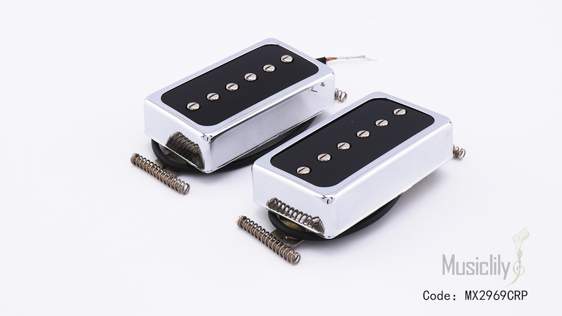 Artec SHA66 Alnico 5 Splendor P90-Style Humbucker-Größe Einzellwickler Nacken-Pickup 8K für LP-Style-E-Gitarre/Schwarz