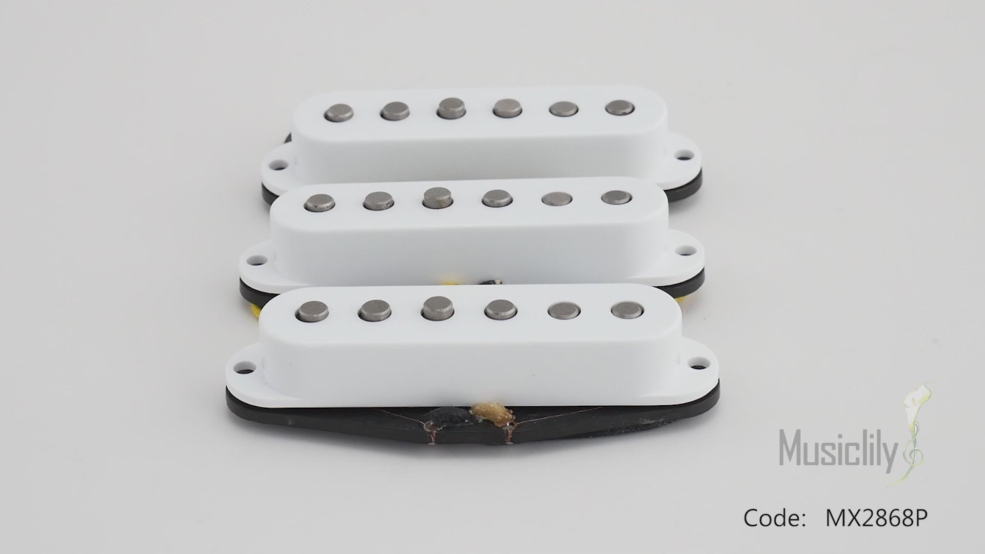 Ensemble de micros Revival Pickups RPS1 Vintage Classic Alnico 5/Alnico 3 à simple bobinage pour guitare électrique Strat, blanc