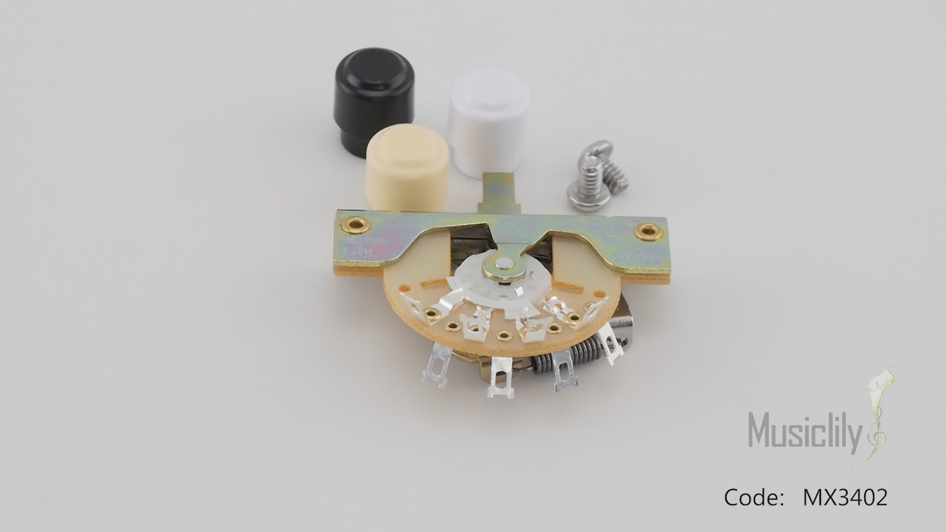 Interruttore a leva per selezionatore di pickup Musiclily Ultra 3 vie per chitarra elettrica stile Tele. 