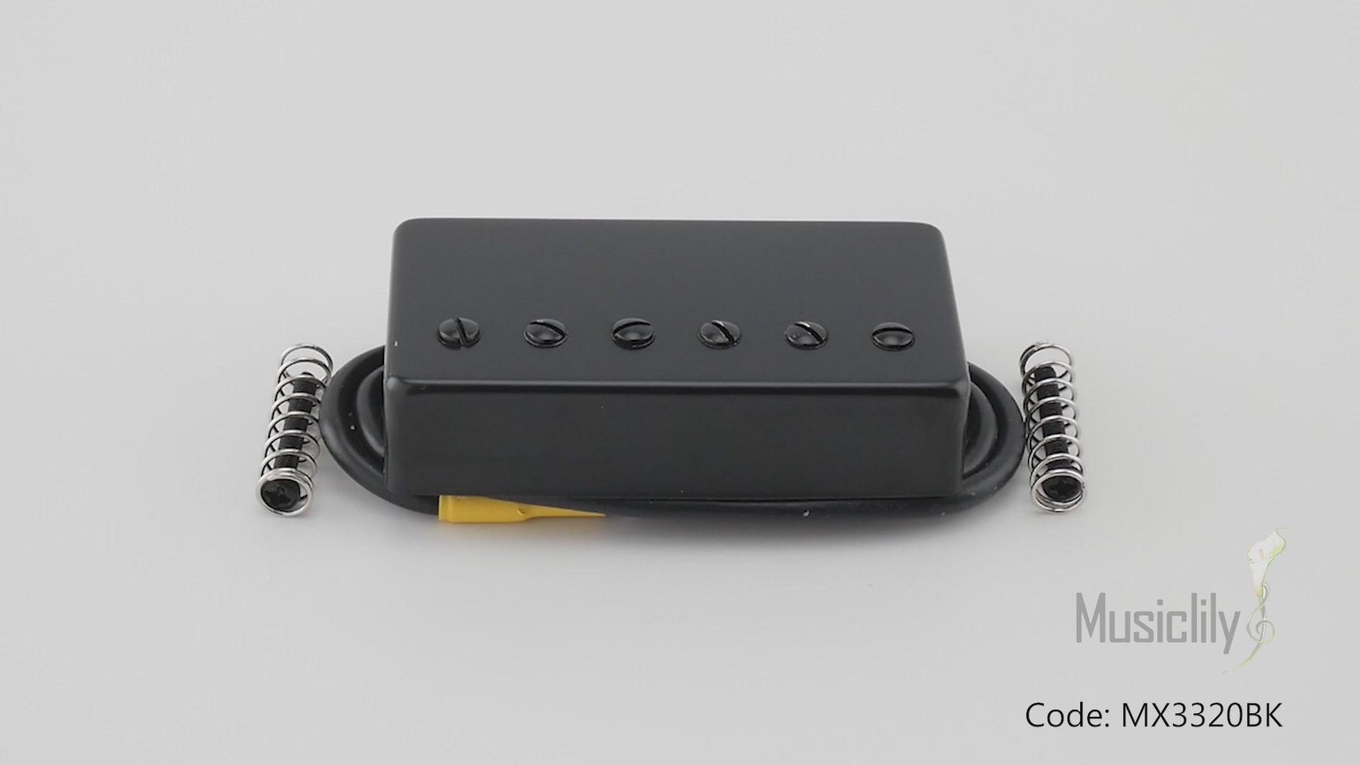 Musiclily Pro LP-CMHA Alnico 5 Gehäuse Humbucker Steg-Tonabnehmer 16.6K für LP Style E-Gitarre
