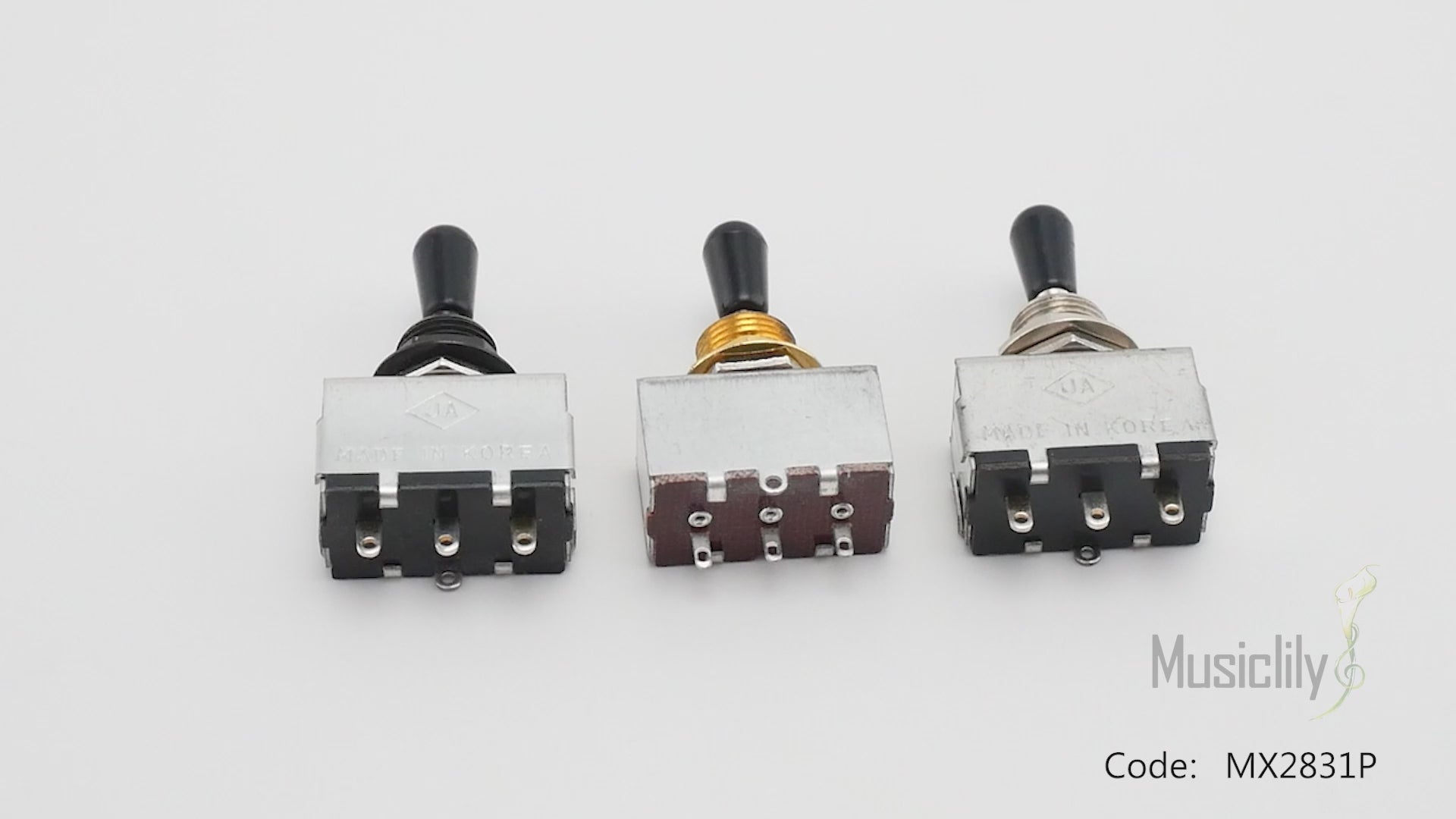 Musiclily 3-Way Box Style Pickup Selector Toggle Switch for Guitar