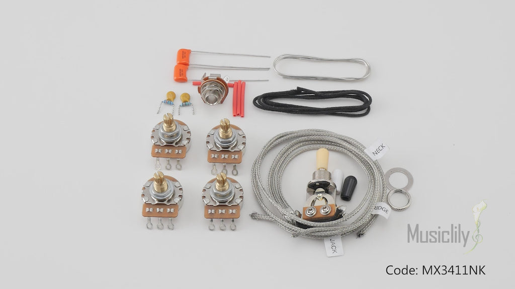 LP Style Wiring Kits and Harness - musiclily