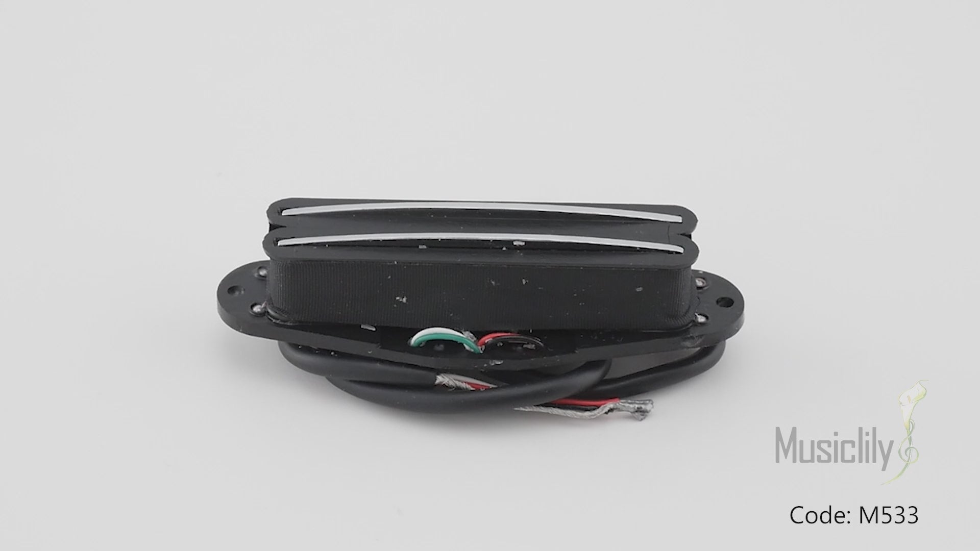 Musiclily Basic Rail Blade Keramik Single Coil - Größe Humbucker - Aufnehmer für Elektrogitarren im Strat - Stil
