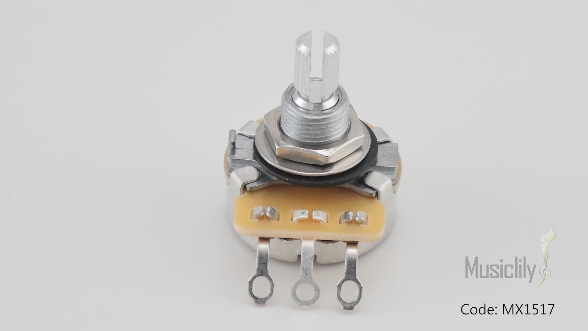 CTS 450 A500K Pot Standard Split Shaft 3/8 Inch 10% Audio Taper Potentiometer for Electric Guitar Bass
