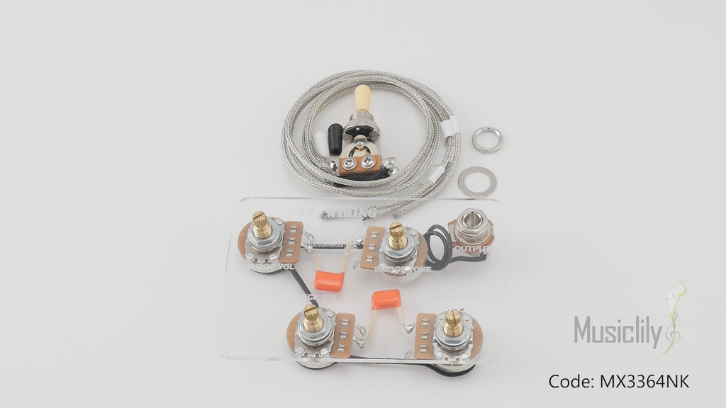 LP Style Wiring Kits and Harness - musiclily