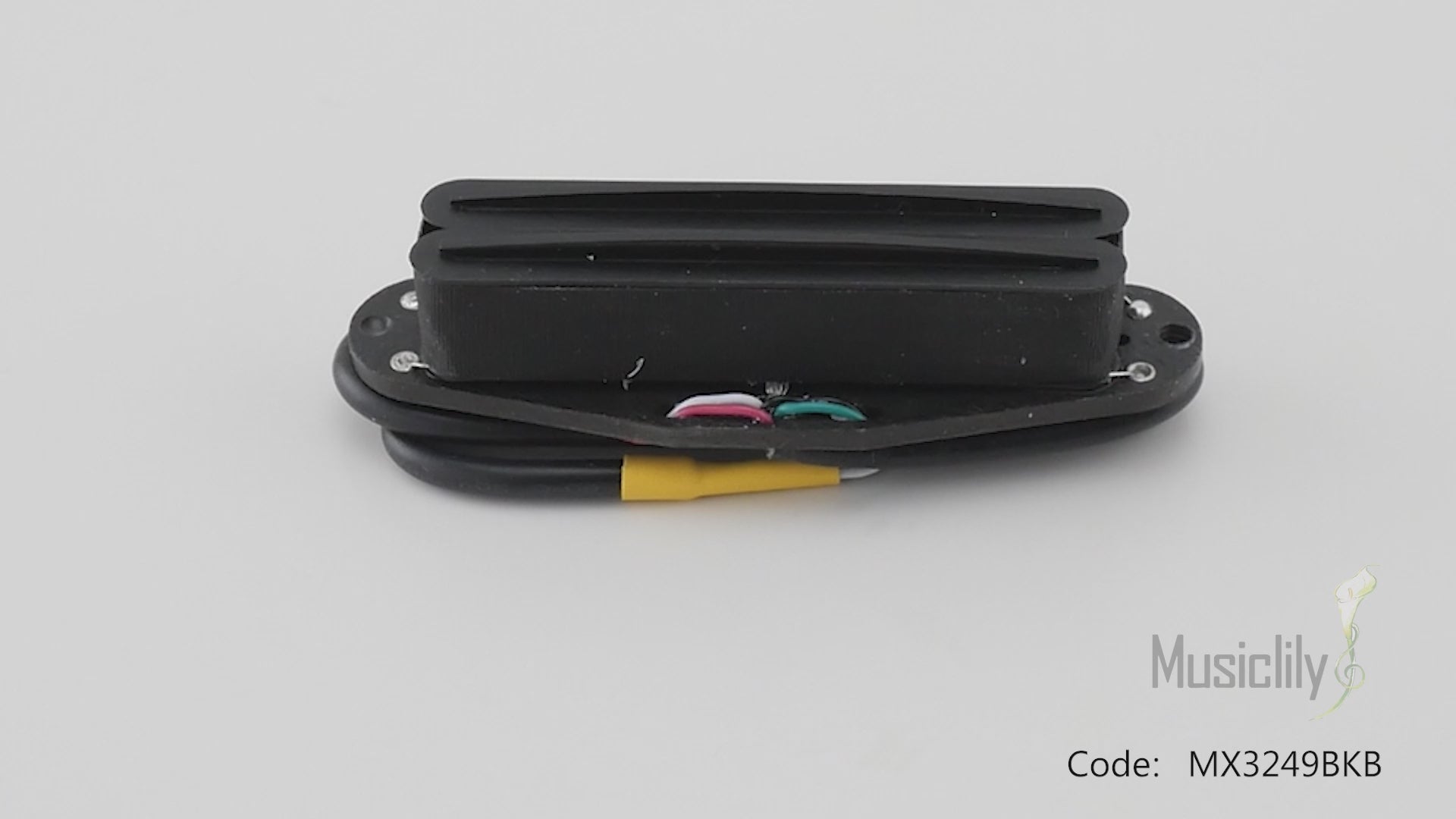 Musiclily Pro ST-DPHA Alnico 5 Rail Blade Humbucker-Tonabnehmer im Single Coil Format, 13,2K Super Distortion für E-Gitarre im Strat-Style